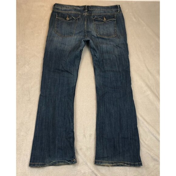 Banana Republic Women Bootcut Jeans Size 32/14 Blue Denim Medium Wash Casual Y2K - Picture 11 of 12